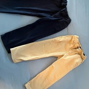Boys’ size 5 The Children’s Place khaki pants - 2 pairs